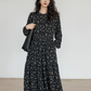 Floral Tea-Length Dress VAS0191