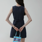 Heart Pocket Sleeveless Dress VOE0002