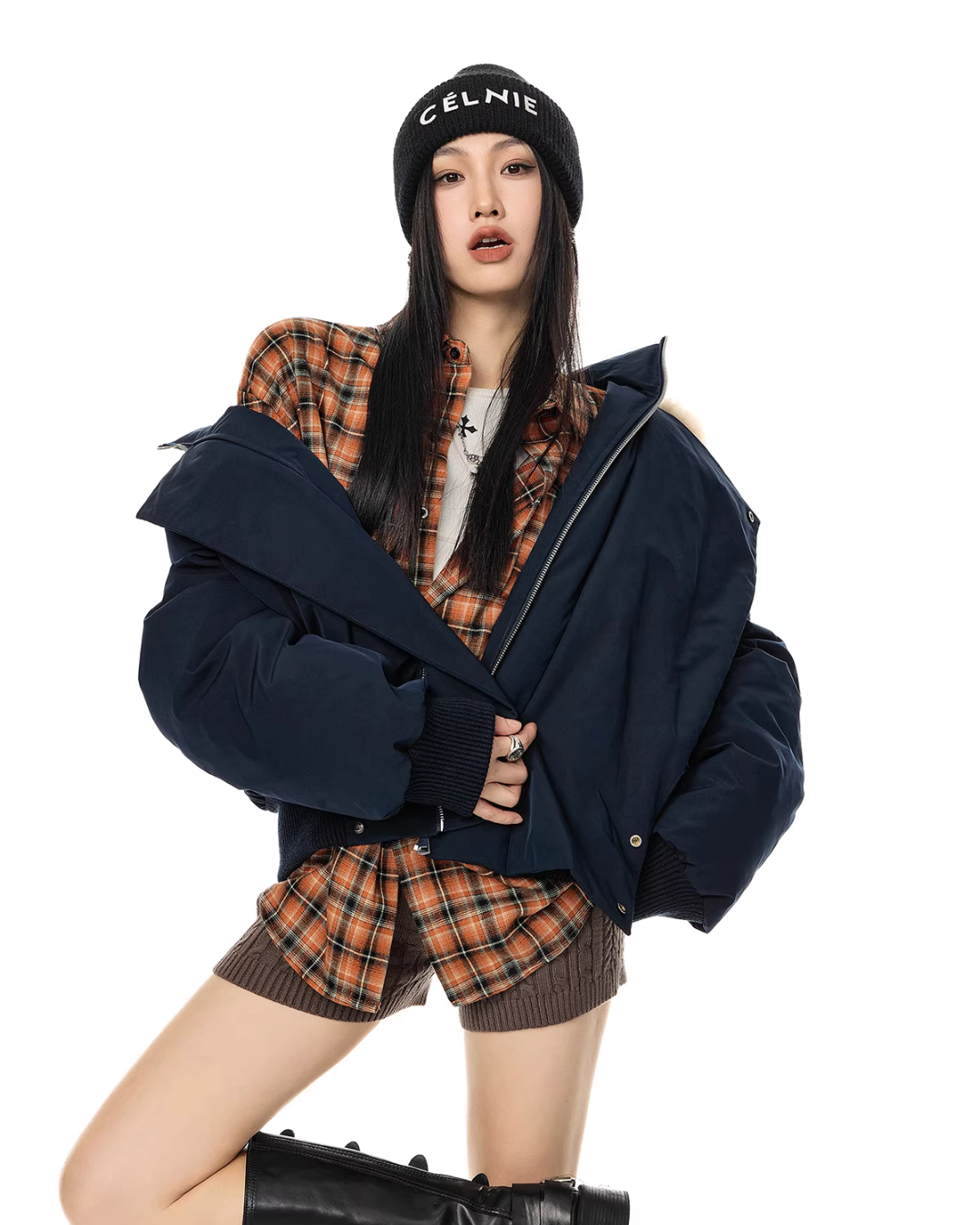Fur Hood Down Jacket ICM0099