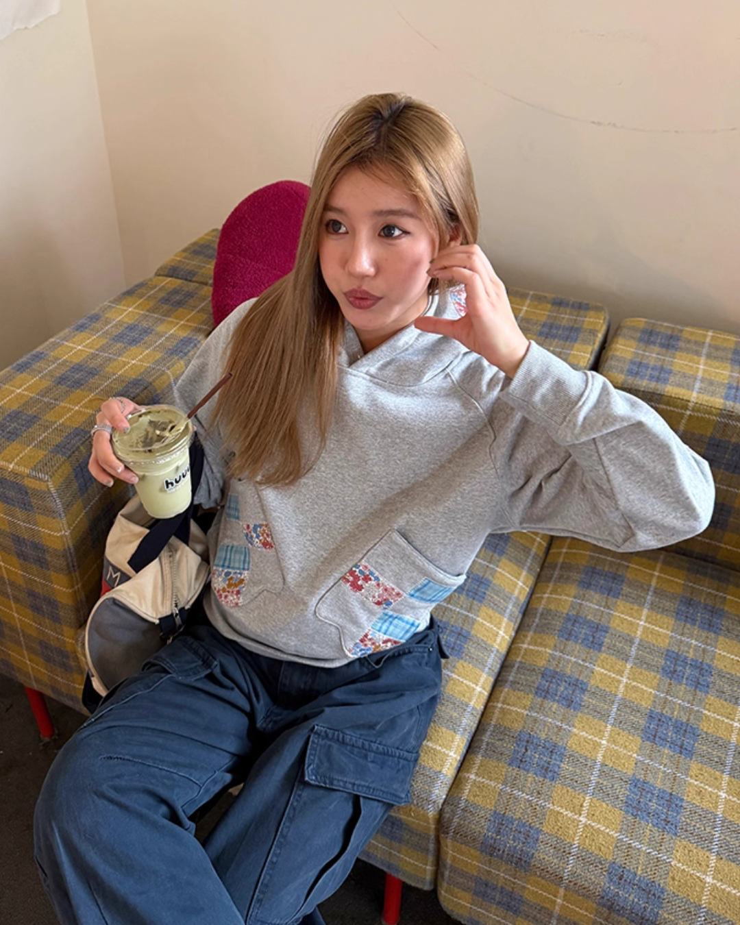 Patchwork Embroidered Hoodie CYE0081