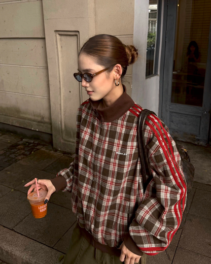 Checkered Track Jacket WWP0020