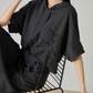 Short-Sleeve Sweatshirt Hoodie / Wrap Skirt FER0278