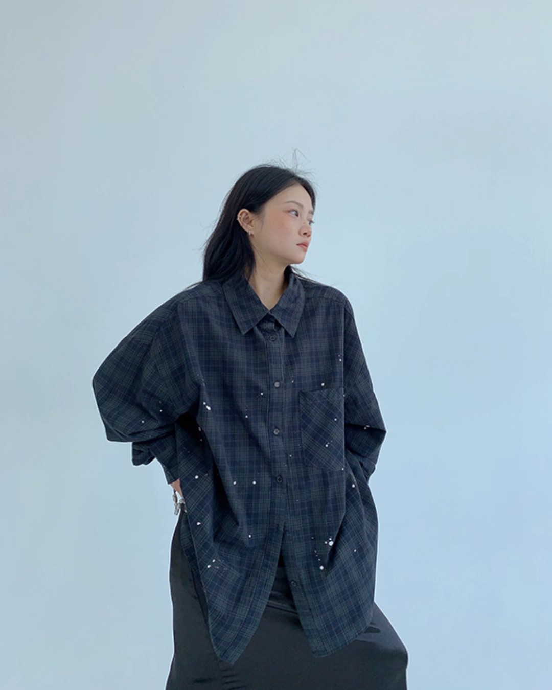 Back Logo Loose Paid Shirt YLS0932