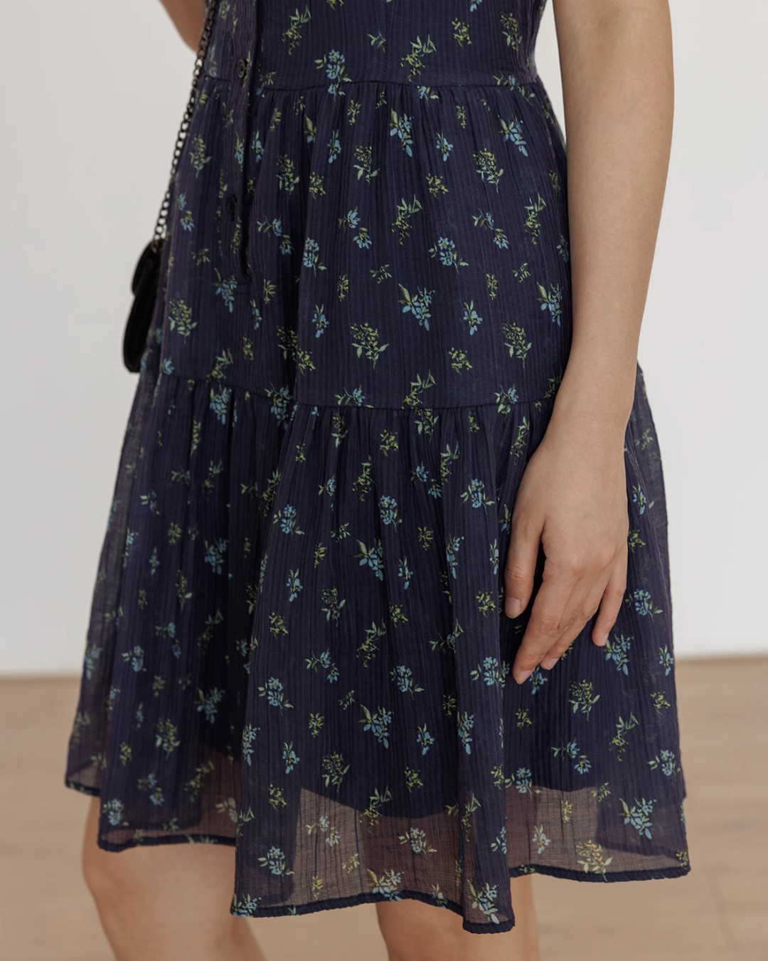 Flower French Mini Dress VAS0107