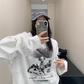 Dog Print Loose Long Sleeve T-Shirt YLS0913