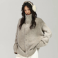 High Neck Button Knit Cardigan ACS0393