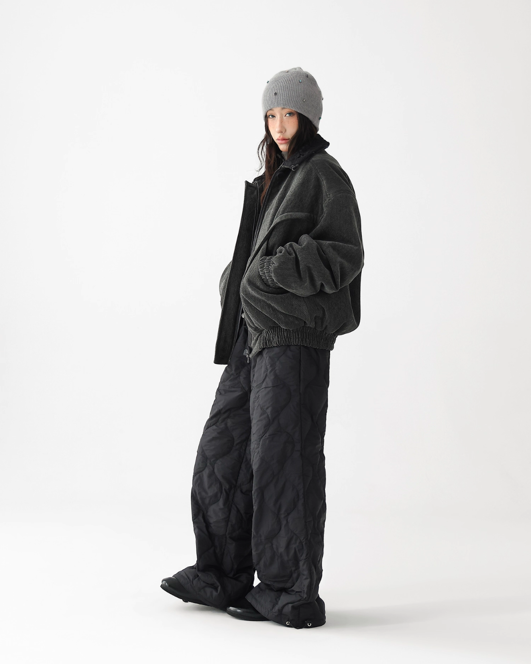 Quilted Loose Casual Pants ACS0341