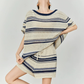 Openwork Knit Summer Top / Short Pants FER0355