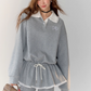 Polo Frill Dress / Flare Pants ASG0020