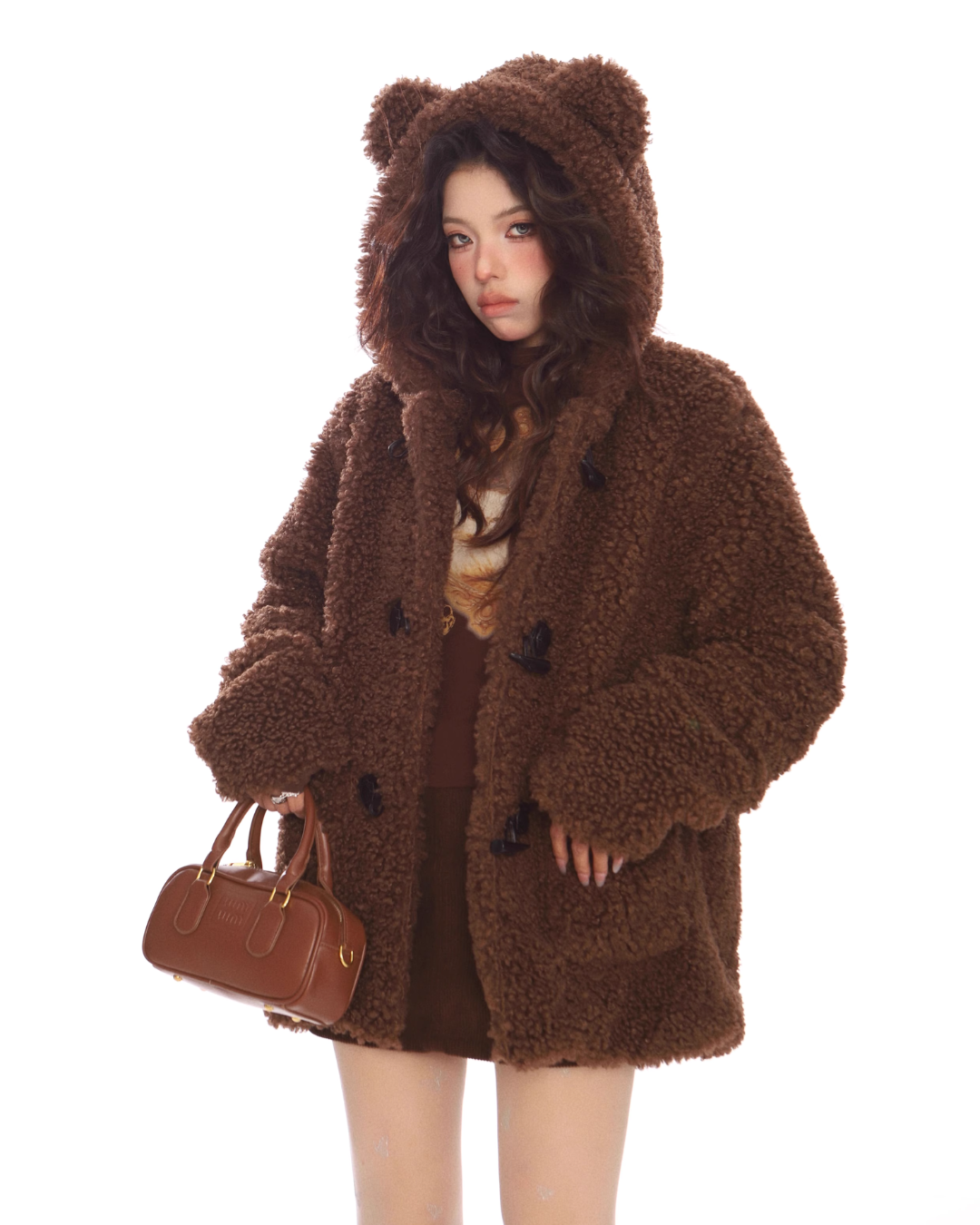 Bear Fluffy Boa Jacket BGS0008