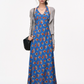 Halter Neck Floral Dress / Round Neck Cardigan WEO0049