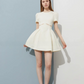 Shoulder Flare Dress DPY0045
