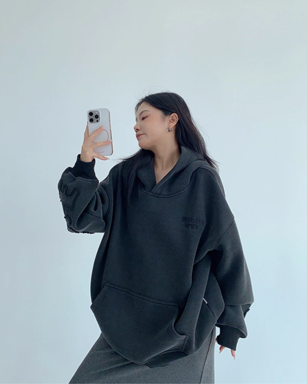 Back Logo Sweatshirt Hoodie YLS0982