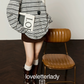 White Striped Long-Sleeve T-Shirt LLA0656