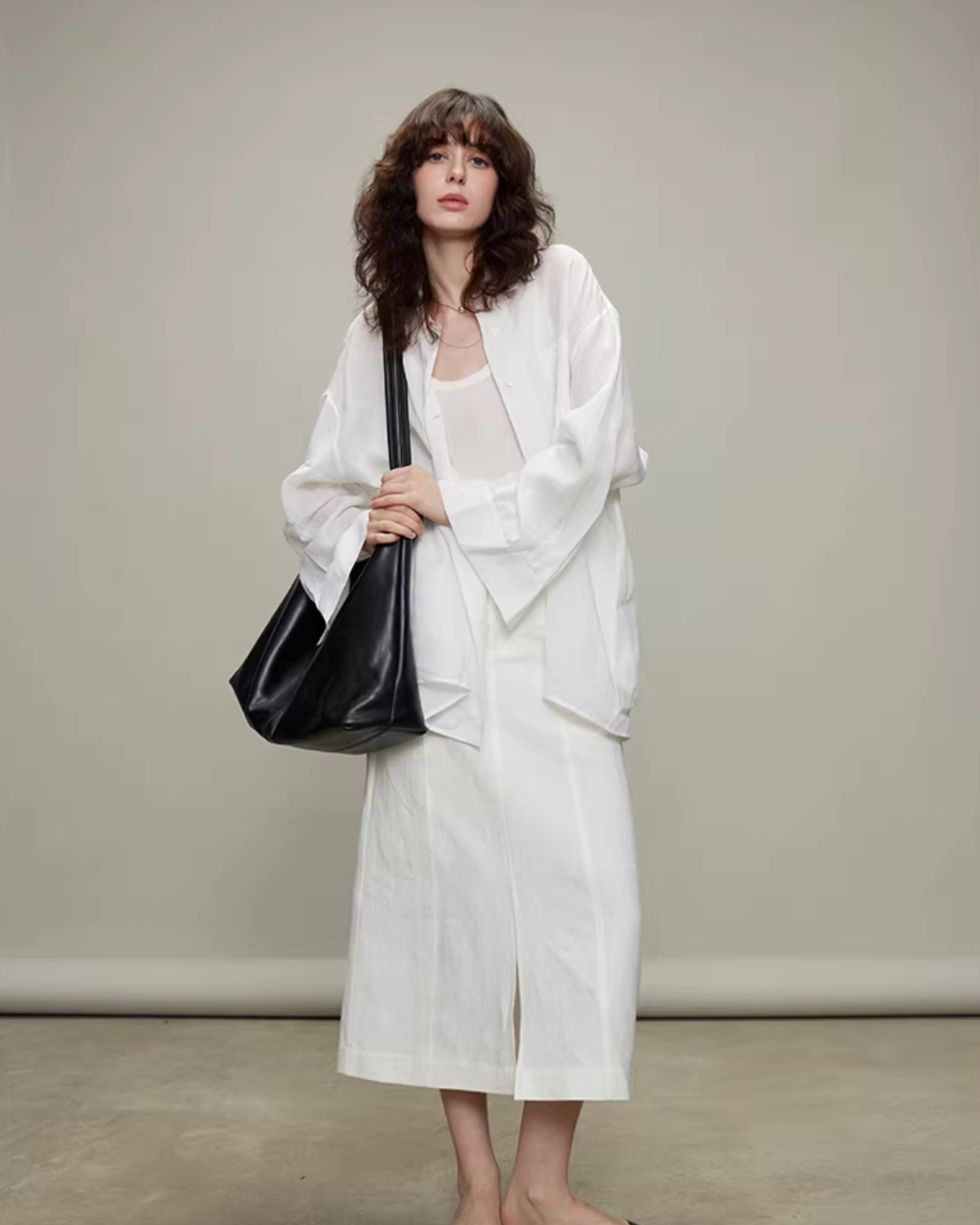 Linen Long-Sleeve Shirt / Casual Pants TEO0003