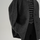 Colorless Wool Middle Coat / Scarf SRS0321