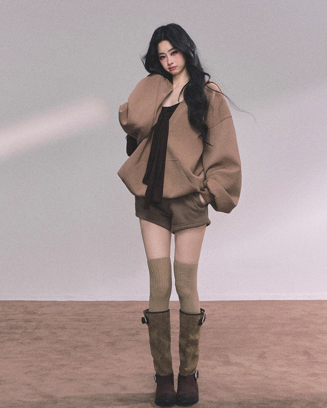 Relax Sweatshirt Hoodie/Shorts LAS0045