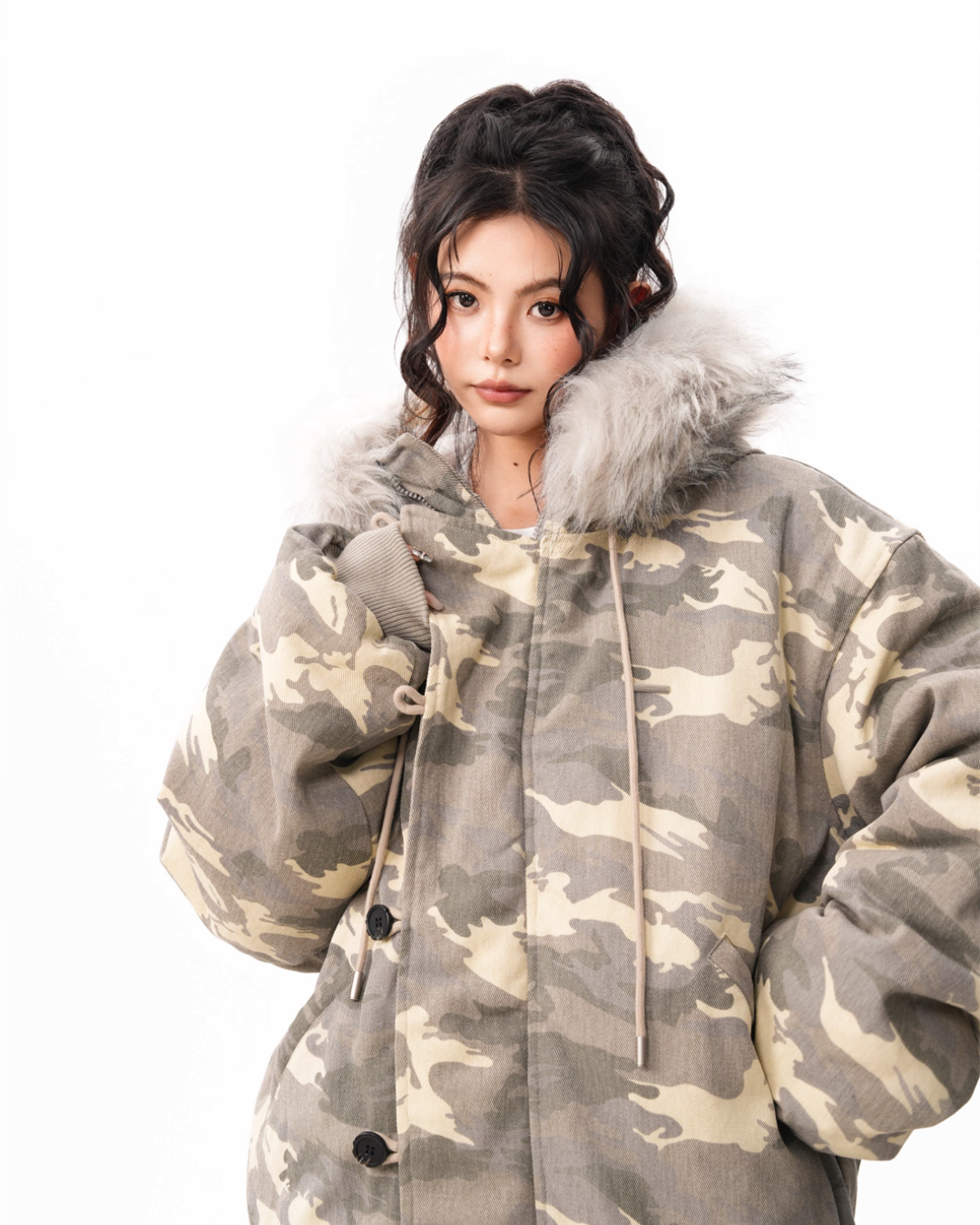 Fur Collar Cotton Jacket BWA0003