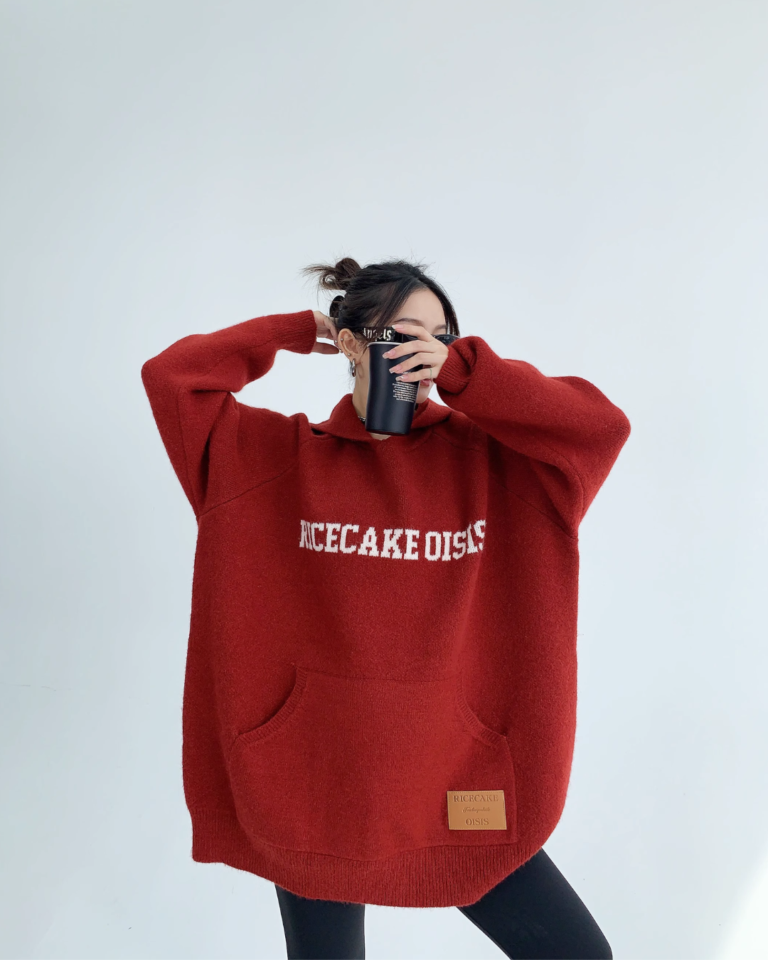 Front Logo Loose Hoodie YLS0016