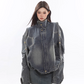 Stand Collar Vintage Denim Jacket CCS0035