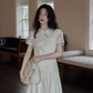 China Embroidery Flower Dress SMS0015
