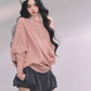 Dolman Sleeve Boat Neck Knit LAS0044