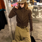 Knit Panel Quilted Knit Jacket WWP0019
