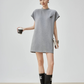 Mock Neck T-Shirt Dress FER0141