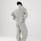 Basic Simple Zip Hoodie / Wide Sweatpants ACS0327
