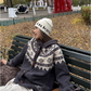 Nordic Pattern Hood Cardigan CYE0011