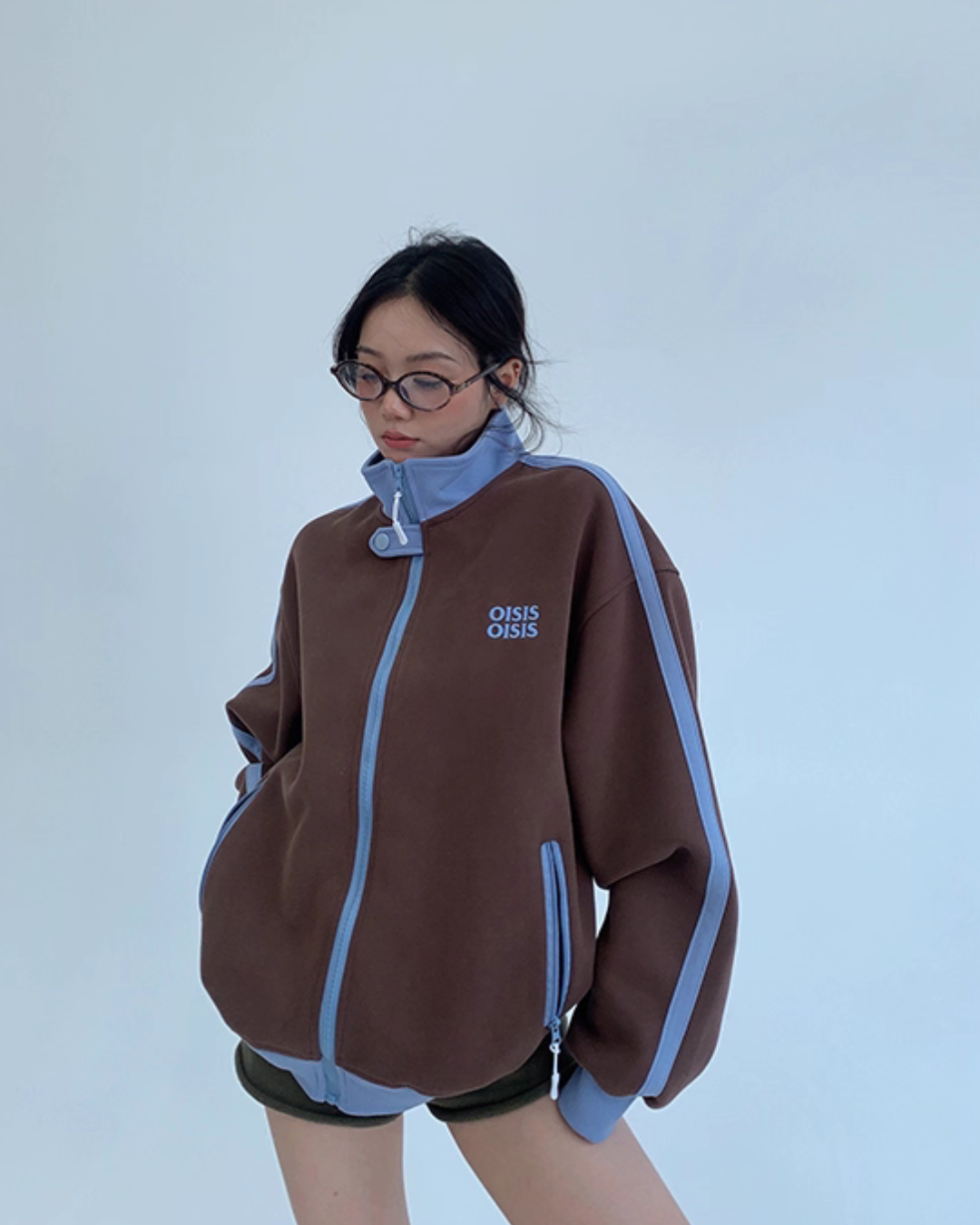 Stand Neck Track Jacket YLS0888