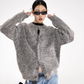 Round Neck Knit Cardigan ICM0101