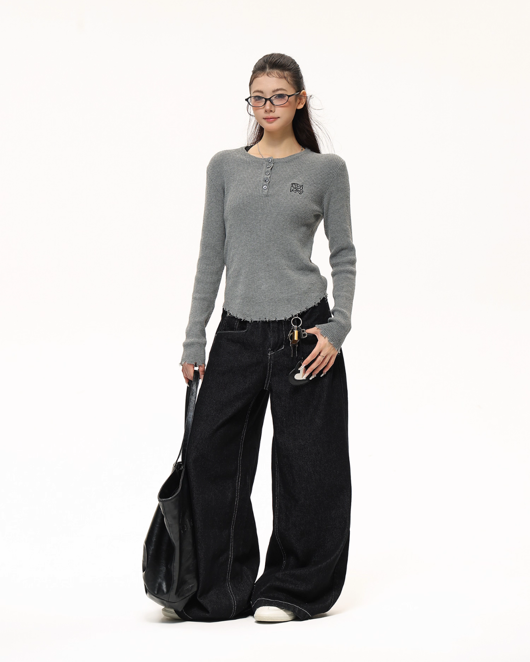 Half-Button Tight Top ACS0296