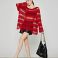Multi-Border Openwork Oversized Knit FER0364