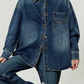 Retro Washed Denim Jacket / Straight Denim Pants LLA0017