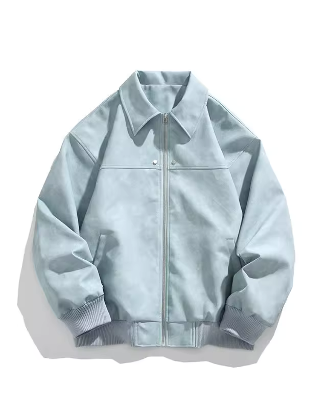 Retro Collar Leather Jacket NDC0001