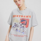 Dog Graphic Logo Print T-Shirt NXD0010