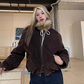 Fur Collar Suede Jacket CYE0032