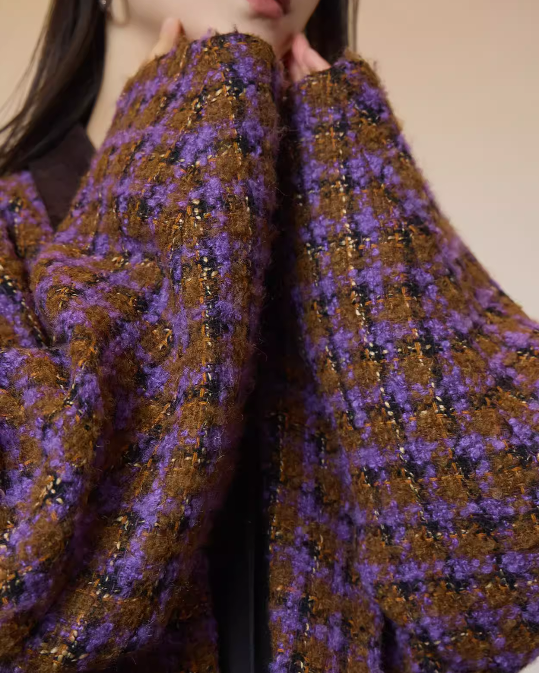 Tweed Plaid Blazer / Half Pants SUY0018