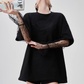 Lace Sleeve Round Neck T-Shirt FER0082