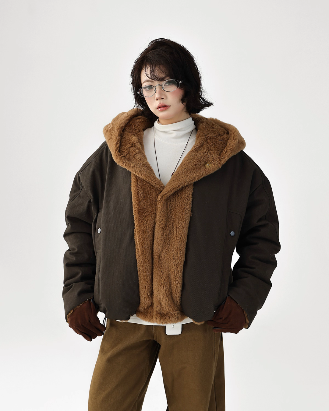 Reversible Faux Fur Blouson ACS0339