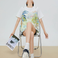 Summer Print Short-Sleeve T-Shirt FER0256