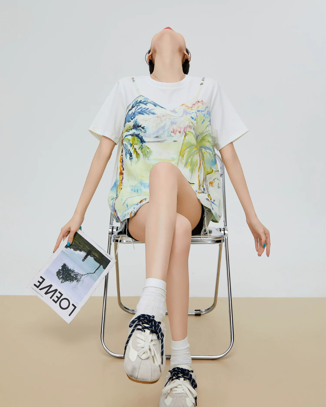 Summer Print Short-Sleeve T-Shirt FER0256