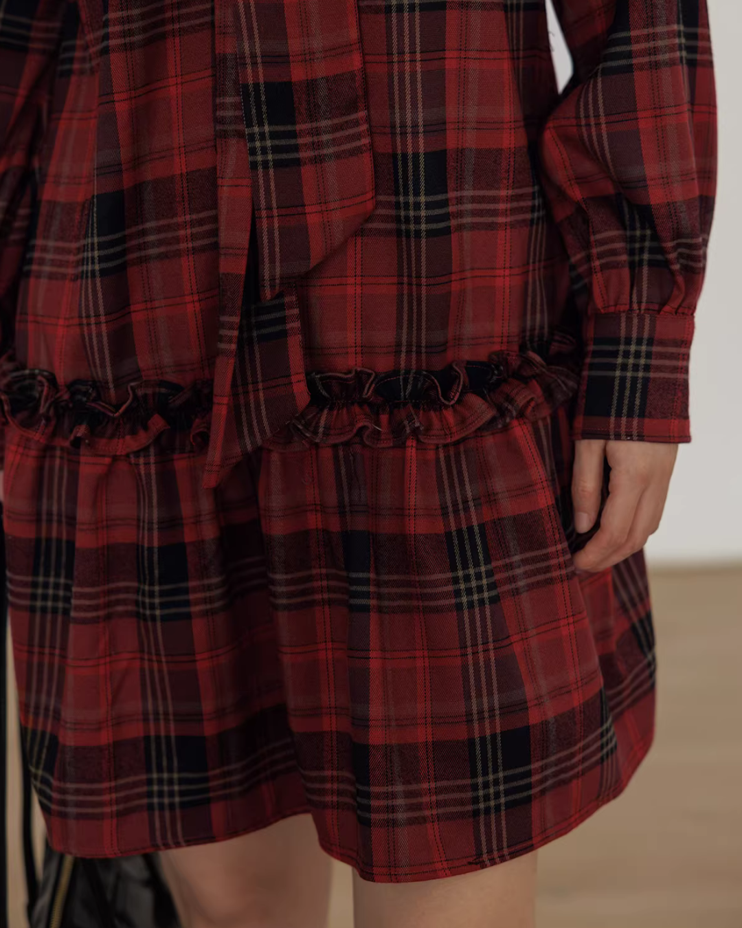 Vintage Plaid Dress VAS0186
