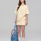 One Shoulder Sweat Top / Sweat Mini Skirt ASG0044