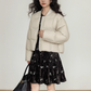 Crew Neck Short Puff Jacket VAS0176