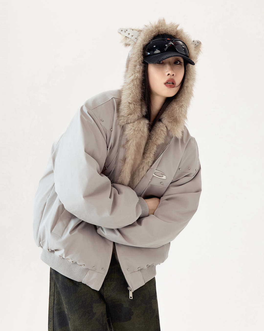 Cat Ear Fur Jacket ICM0104