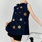 Flower Bijou Flare Silhouette Vest FER0340
