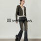 Layered Style Cropped Knit Cardigan LLA0408
