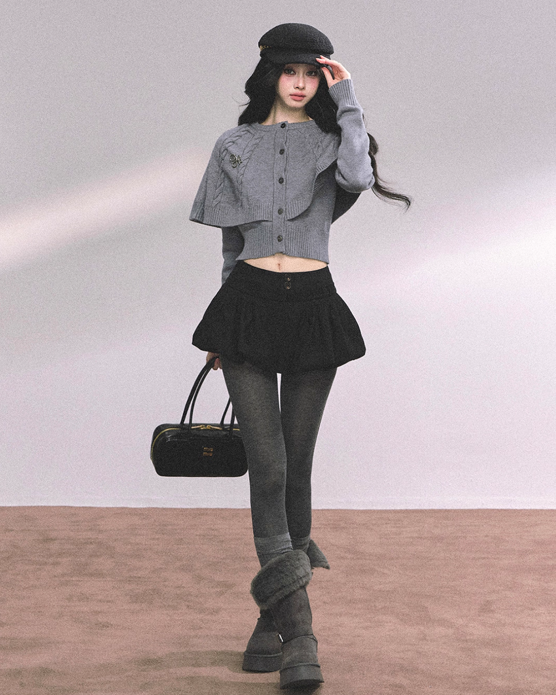Cape Long Sleeve Knit LAS0047